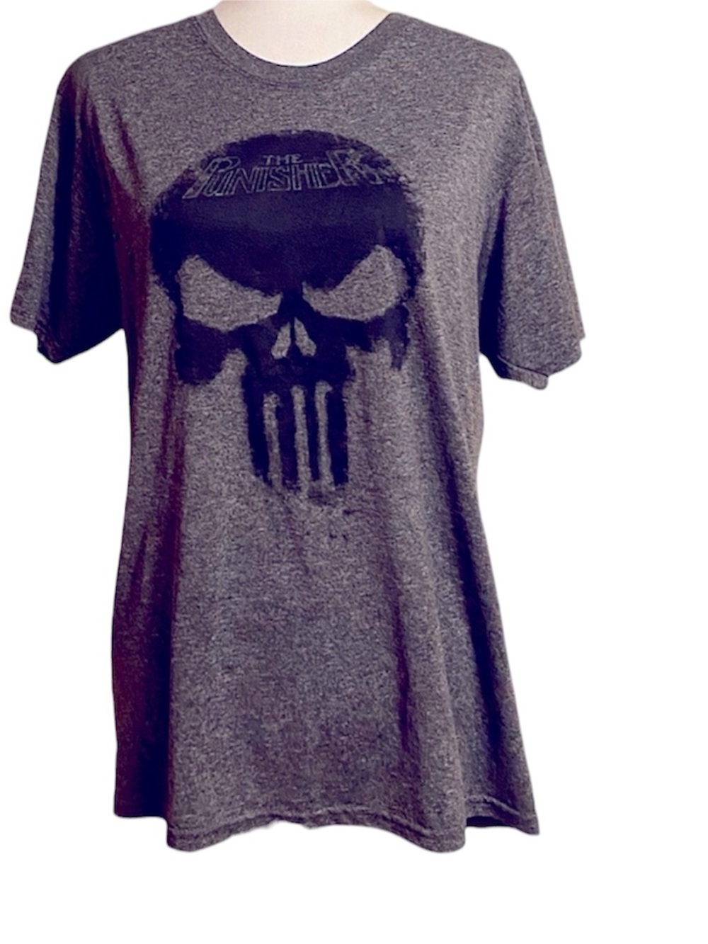 Marvel’s The Punisher Moisture Wicking Gray & Black T-shirt